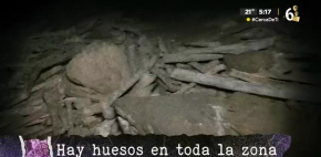 Encuentran huesos humanos usados en brujería