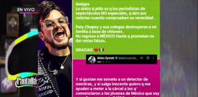 Se viraliza video de Aleks Syntek pidiendo consejo a Alfredo Adame