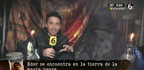 Hacen brujería con piel de serpiente