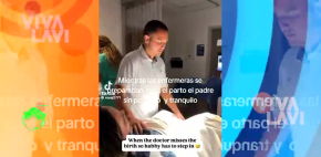 Doctor no llega y papá recibe a su bebé en el hospital