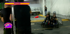 Vivian y Dulce sufren accidente en carrera de 'Go Karts'