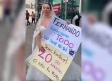 Novia defraudada amenaza con letrero a su organizador de eventos