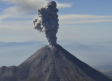Volcán de Colima emite fumarola de 2.3 kilómetros