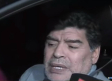 Maradona al volante en aparente estado de ebriedad