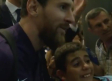 Niño rompe en llanto al conocer a Messi