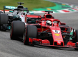 Hamilton y Vettel protagonizan incidente en primera vuelta del GP de Italia