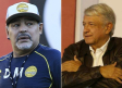 Visita de AMLO a Sinaloa, coincide con debut de Maradona