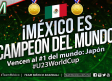 México, campeón mundial de béisbol sub 23