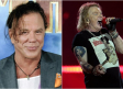 Critican a Mickey Rourke y Axl Rose por presuntas cirugías