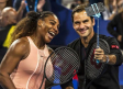 Roger Federer derrota a Serena Williams en el partido de los 43 Grand Slams