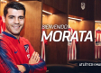Álvaro Morata llega al Atlético de Madrid a préstamo por un año y medio