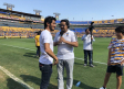 Damián Álvarez sorprendió en el entrenamiento felino