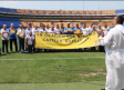 Ex jugadores de Tigres y Rayados oran por salud de Osvaldo Batocletti en el Universitario