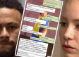 Revelan conversación de Whatsapp entre Neymar y su supuesta víctima