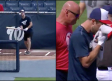 Max Scherzer se quiebra la nariz durante la práctica de bateo