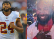 Josh Norman salta por encima de toros en Pamplona