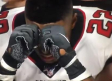 Castigan a jugador de Atlanta por quitarse casco tras sufrir lesión seria