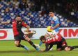 Abuchean al Napoli por empate sin goles, el 'Chucky' jugó todo el partido