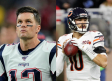 Tom Brady está batallando más que Mitch Trubisky