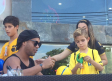 Gran exhibición en la fiesta con Ronaldinho