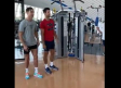 Cristiano Ronaldo publica video saltando con Novak Djokovic