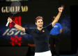 Roger Federer consigue su victoria 100 en el Abierto de Australia