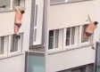 Hombre sale por ventana y cae 6 metros; al ver llegar a esposo de la amante