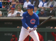 Anthony Rizzo 'trolea' a los Astros en turno al bat durante la pretemporada