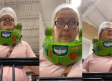 Mujer se hace viral tras usar casco de Buzz Lightyear en supermercado