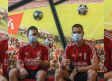 Jugadores del Benfica abandonan el hospital tras ser apedreado su autobús