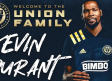 Kevin durant se hace socio del Philadelphia Union de la MLS