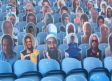 Cuelan una foto de Bin Laden en las tribunas del estadio del Leeds United