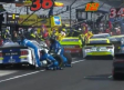 Asistente de equipo de Nascar fue atropellado en los pits durante la carrera del domingo