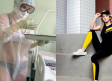Enfermera atiende a pacientes en ropa interior; se vuelve rostro de marca deportiva