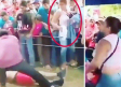 VIDEO: Mujer se mete a pelea de box para defender a su marido