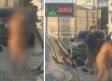 Mujer se desnuda y se baña frente a todos en gasolinera de Tijuana