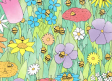Reto Visual: ¿Cuántas abejas hay plasmadas en la imagen?; son más de medio centenar