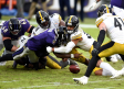La defensiva de Steelers aguanta para vencer a Baltimore y mantenerse invictos