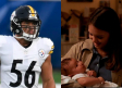 Linebacker de Pittsburgh estuvo como bebé en serie protagonizada por Katie Holmes