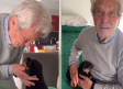 VIDEO: Abuelito conoce a la nueva mascota de sus nietos; su tierna reacción se vuelve viral