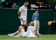 Roger Federer no le gusta avanzar de esta forma en Wimbledon