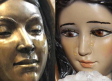 Captan llorando a estatuas de la Virgen de Guadalupe en diferentes lugares de México