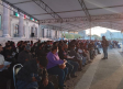 Madrugan cientos de ciudadanos para recibir vacuna contra Covid-19 en Monterrey