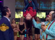 El beso de 'Spider-Man' entre 'Pollo' y Escarleth