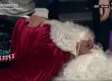 Santa sufre aparatoso accidente durante programa en vivo