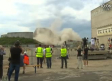 Demuelen edificio en Alemania sin usar explosivos