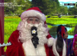 Santa Claus da su mensaje de buenos deseos para la Navidad