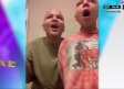 Se rapa ceja y cabello en solidaridad con su hermana quien padece cáncer