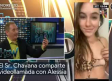 Alessia presume su sensual pijama durante transmisión en vivo con Ernesto Chavana