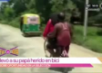 Recorrió 1,200km en bici para llevar a su padre al hospital; la Federación de Ciclismo la convoca en la Selección India